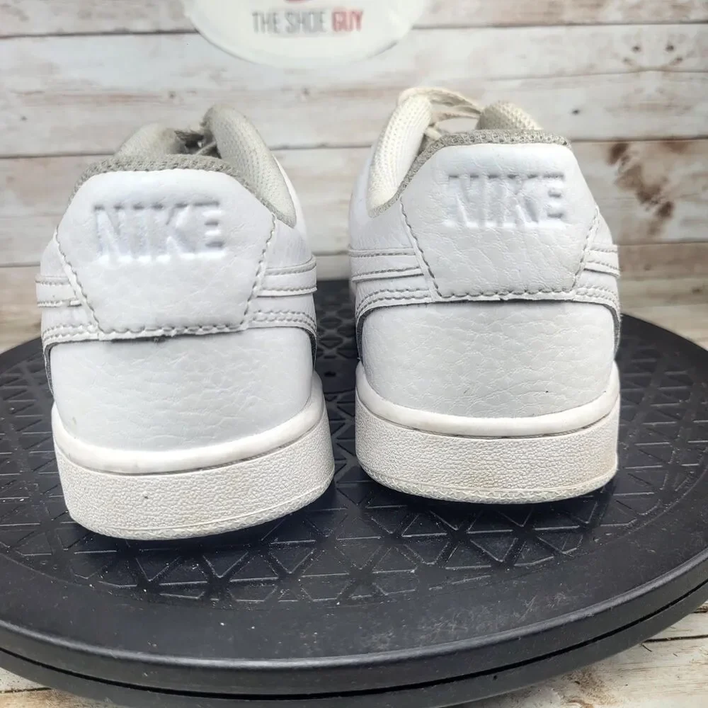 Nike Trainers Women's Size 6 White Swoosh Logo Court Vision Low Walking Running